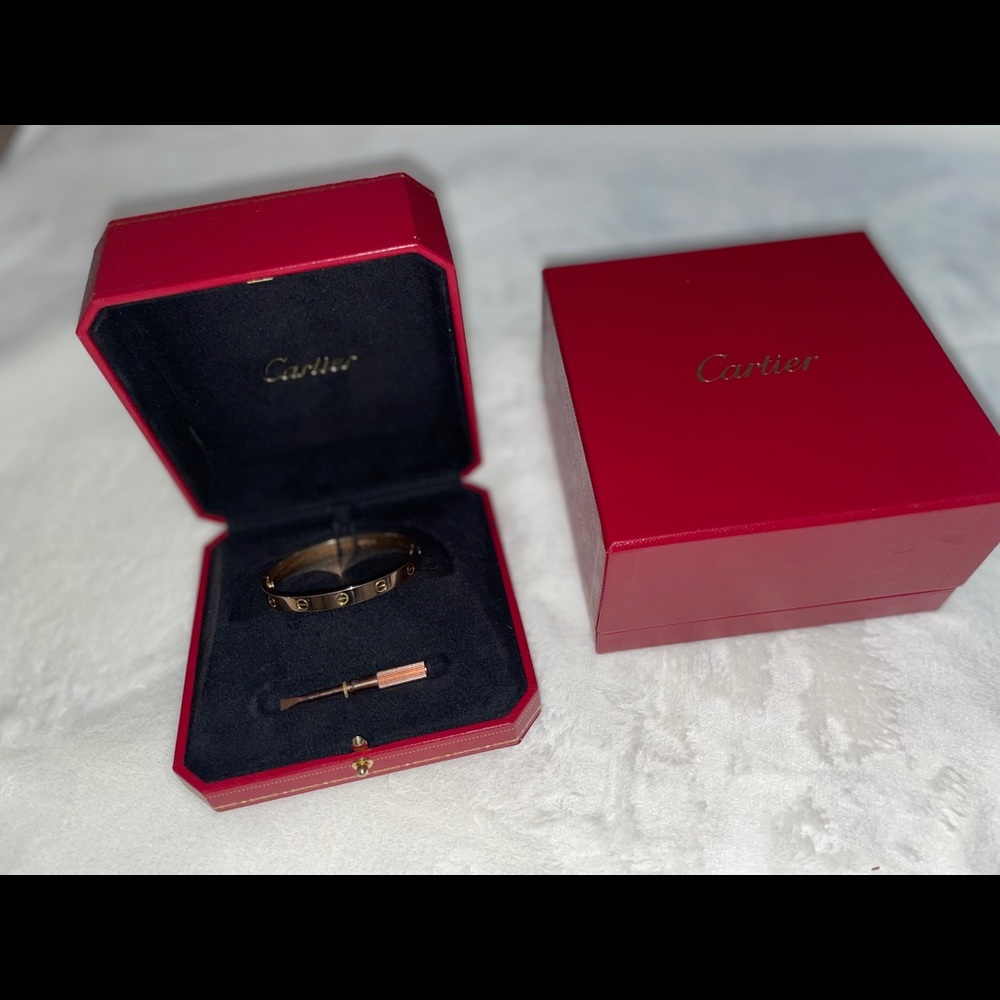 Cartier love bracelet rose gold